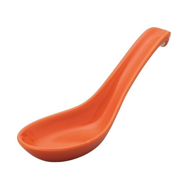 Renge Ceramic Spoon Large Orange A