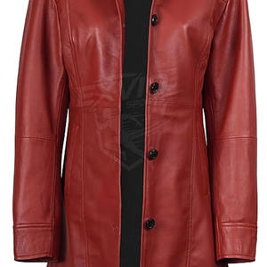 Fashionable Men Leather Long Sleeves Coats Casual Wear Winter <b>Outfit</b> Leather Coats For Men - Product Image 6