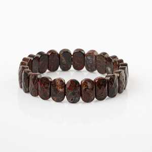 Bracelet en pierre naturelle de jaspe dragon à coupe large - Product Image 1