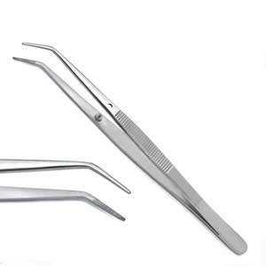 Pince à épiler en coton de qualité OR London College avec pointe dentelée Instrument chirurgical dentaire et médical en acier inoxydable - Product Image 1