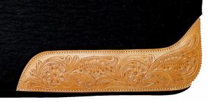 Portable véritable qualité 100% laine Western tapis de selle en cuir de couleur unie pour les courses de chevaux fabricant indien - Product Image 3