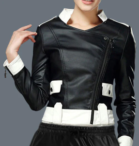 Nouvelle Veste en Cuir Tendance pour Femme, Coupe-Vent, Styles Personnalisés Charlotte Burnt, Veste en Cuir Multiple pour Homme et Femme 2006 - Product Image 5