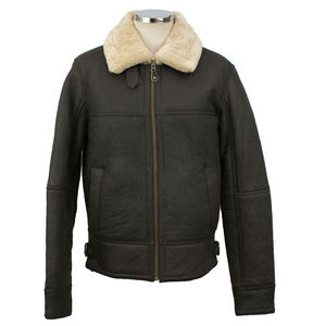 Abrigo de Piel al por Mayor, Abrigo de Manga Larga para Invierno, Diseño de Cuero a la Moda para Hombre, Chaqueta de Piel de Oveja para Unisex - Product Image 1