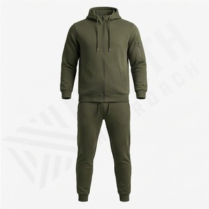 Premium Regular Fit Hooded Casual Sports Jogger <b>Tracksuit</b> Set Custom Logo Zip Plus Size Breathable Winter Latest Fashion Apparel - Product Image 1