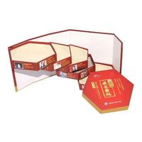 Biskuit, syal, ornamen asli, buku catatan, kalung, sentuhan mengkilap, parfum, kotak kemasan kaku bercetak