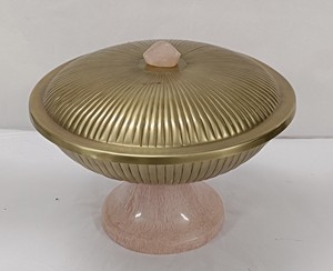 Elegante juego de cuencos de acero y resina y trabajo en relieve de alta calidad, último diseño para alimentos seguros de la India - Product Image 5