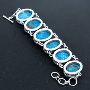 Zircon Sterling <b>Silver</b> <b>Charm</b> <b>Bracelet</b> Handmade Simple Classic Luxury Design Elegant Gift for Women - Product Image 3