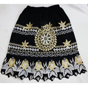 กระโปรงปักลายผ้าคอตตอนระบายอากาศได้ดีแบบปรับแต่งได้สำหรับผู้หญิงกระโปรงแฟชั่นไมโครโซเนียสำหรับผู้หญิง - Product Image 3