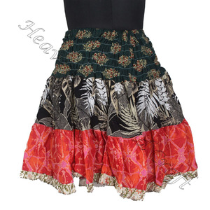 Gypsy New Indian Patchwork Mini <b>Rara</b> Hippy Boho Festival <b>Skirt</b> Boho Stylish Multi Color Patch Cotton Mini Sexy <b>Skirt</b> for Summer - Product Image 3