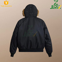 Veste bomber matelassée unisexe d'hiver coupe-vent imperméable respirante écologique avec fermeture éclair, capuche en fourrure, confort ultime, tendance