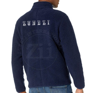 Vente directe d'usine Veste d'hiver en polaire polaire décontractée pour homme Logo avant respirant Léger Coupe-vent Marque privée - Product Image 3