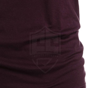 Meilleure vente T-shirt long ajusté surdimensionné pour hommes couleur unie de haute qualité 220 grammes vente en ligne de tissu - Product Image 6
