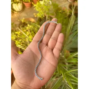 925 Silver Fashion Tennis <b>Bracelet</b> with Blue Sapphire Elegant and Luxurious Accessory - Product Image 5