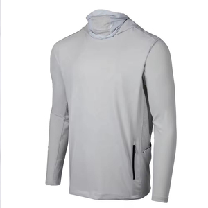 Sudadera con capucha de pesca para hombre de tendencia superior Proveedor al por mayor Nuevo diseño Protección solar Transpirable Secado rápido Sudadera con capucha de pesca de manga larga - Product Image 4