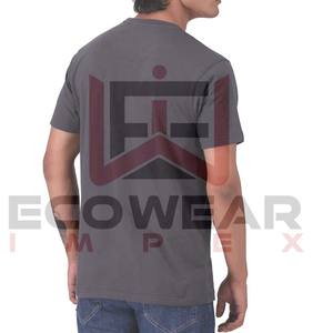 T-shirt surdimensionné en coton de haute qualité pour hommes Impression personnalisée avec logo Plus Size 2025 T-shirt surdimensionné pour hommes Logo imprimé 100% - Product Image 3