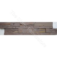 Panneau mural en pierre d'ardoise multicolore naturelle empilée de placage de haute qualité pour les décorations de maison de jardin et d'extérieur