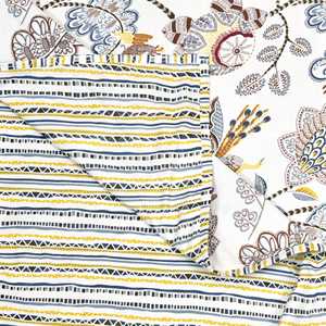 BLOQUES de INDIA Verano Bloque de mano Impreso Polialgodón Dohar/Manta Marrón Chidiya Algodón opaco Textiles para el hogar 140x215cm - Product Image 2