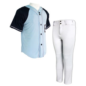 Camiseta de Béisbol Unisex de Moda, Cómoda, con Botones, Diseño de Logotipo Personalizable, Uniforme para Softbol, Estilo Conjunto, Tallas Grandes - Product Image 4