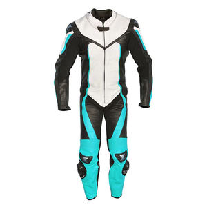 Combinaison de moto en cuir une pièce anti-chute et résistante à l'usure Combinaison en cuir de moto pour hommes Combinaisons de course - Product Image 5