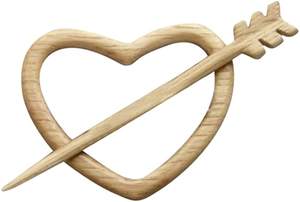 Broche en acrylique avec motif Animal en bois, épingles de châle, avec boucle, mignonnes, cadeaux pour la belle mère, la grand mère, la grande mère - Product Image 4