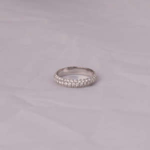 Custom Designed 14KT Solid Gold Plated Cut Diamond Band Fashionable Style-Perfect Wedding Gift with Certificate - Product Image 6