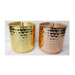 Top Selling Custom <b>Empty</b> Stainless Steel Candle <b>Jar</b> Handmade in India for Home Wedding or Christmas Decoration - Product Image 4