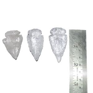 Puntas de flecha talladas de ágata de 2 pulgadas de Gujarat - Product Image 3
