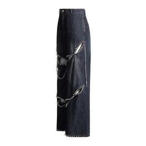 Pantalones vaqueros para mujer Pantalones vaqueros rectos casuales para mujer Pantalones vaqueros de cintura alta para mujer Pantalones vaqueros largos - Product Image 3