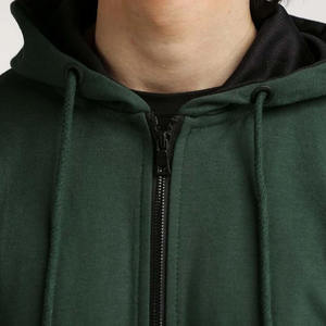 Sudadera con capucha de doble capa de Venta caliente Premium Full 100% algodón Polar Fleece Diseño sólido Forro Streetwear Estilo de moda - Product Image 5