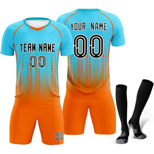 ชุดยูนิฟอร์มฟุตบอลเพื่อประสิทธิภาพสูงสุดบนสนาม ชุดเสื้อฟุตบอลแบบเซ็ต  ขั้นต่ำในการสั่งซื้อน้อย - Product Image 1