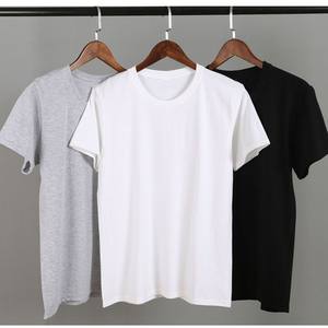 เสื้อยืดผ้าฝ้ายแบบเรียบจำนวนมากสำหรับฤดูร้อน-เสื้อยืดใช้ได้ทั้งชายและหญิง-เสื้อยืดแขนสั้น - Product Image 4