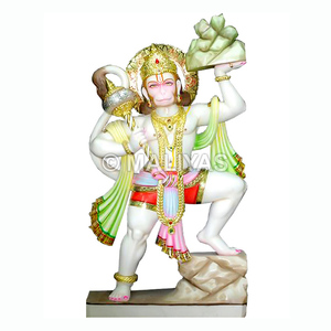 รูปปั้นพระฮันูมาณ จิ หินอ่อน |   พระพุทธรูปวีร์ ฮันูมา สำหรับบูชาที่บ้านและของที่ระลึก - Product Image 1