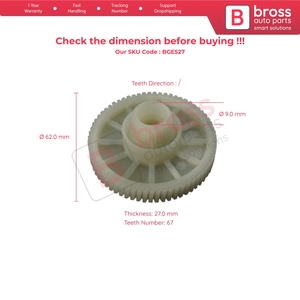 BGE527 Window Regulator Motor Gear for Master - Product Image 5