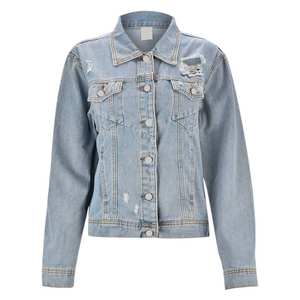 2025 mejor precio Oem mujeres diseño personalizado Color Denim 100% algodón Jean chaquetas para mujeres de Pakistán buena calidad - Product Image 6