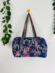 กระเป๋าถือผ้าฝ้ายเป็นมิตรกับสิ่งแวดล้อมพิมพ์ลายดอกไม้ - Product Image 5