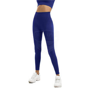 Ropa deportiva de moda para mujer más vendida, conjunto de entrenamiento de mallas de yoga con patrón sólido, venta en línea a un precio razonable - Product Image 6