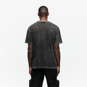 2024Spring Summer Vintage Distressed Washed Men Oversized <b>Tshirts</b> Custom Your Own Logo 100% Cotton Heavyweight Acid Wash T-Shirt - Product Image 6