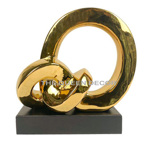 Antique Design Silver Aluminum Metal Building Shape Sculpture Tabletop Office Home Other Items Portable Feature - Product Image 3