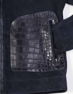 Chaqueta de Cuero de Gamuza de Invierno de Último Diseño para Hombre, Ropa Casual, Chaquetas de Cuero Genuino, Diseño Personalizado, Cierre de Cremallera Frontal - Product Image 5