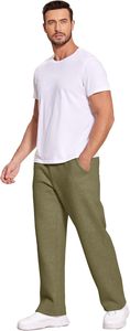 Pantalones Deportivos Informales para Hombre, Pantalones Deportivos de Algodón y Poliéster con Múltiples Bolsillos, Chándal Personalizado OEM, Lavado - Product Image 3