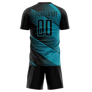 Último diseño personalizado sublimado transpirable uniforme de fútbol liso 2025 nueva llegada OEM servicios Slim Fit uniformes de fútbol - Product Image 3