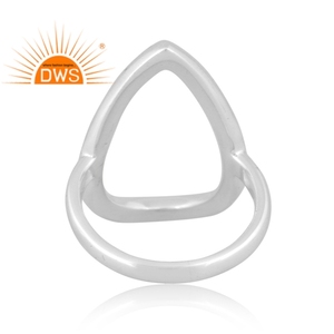 Bague empilable en argent sterling 925 de conception faite à la main bijoux personnalisés pour les femmes cadeau pour elle - Product Image 4