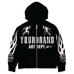 เสื้อฮู้ด2025สวมหัวผ้าฝ้าย100ตามสั่งสำหรับผู้ชายเสื้อฮู้ดผ้าฝ้ายผสมไรน์สโตนผู้ผลิตจากปากีสถาน - Product Image 2