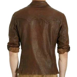 Venta caliente de alta calidad transpirable hombres camisas de cuero Streetwear Casual 2025 nueva tendencia personalizable al por mayor - Product Image 3
