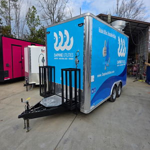 8.5' X 16' Custom food mobile truck fully equipped Trailer Food Event Catering with appliances ready for sale - Product Image 1
