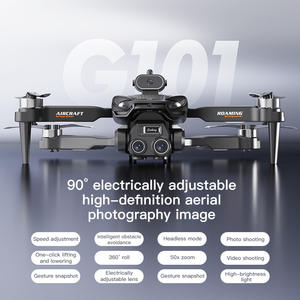 Dron de Fotografía Aérea G101 con Pantalla Grande de 4.5 Pulgadas, Video FHD de 1080p, Quadcopter sin Escobillas, Tiempo de Vuelo de 10-20 Minutos - Product Image 4