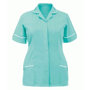 Mujeres enfermeras túnica uniforme clínica cuidado solapa ropa protectora Tops verano señoras de talla grande Sexy Scrub trabajo enfermera uniforme nuevo - Product Image 4