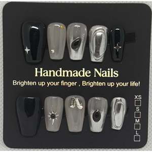 Medium Night Sky Artificial Fingernails - Product Image 1