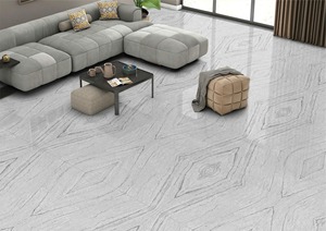 Carreaux Vitrifiés en Porcelaine Émaillée Design Bookmatch 60x120 cm Finition Brillante Gris Dayno Carreaux Design Espagnol 600x1200mm - Product Image 2