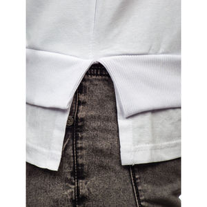 2025 mode tendance hommes Baggy Fit sweat en gros pull à capuche avec broderie et étiquette personnalisée - Product Image 4